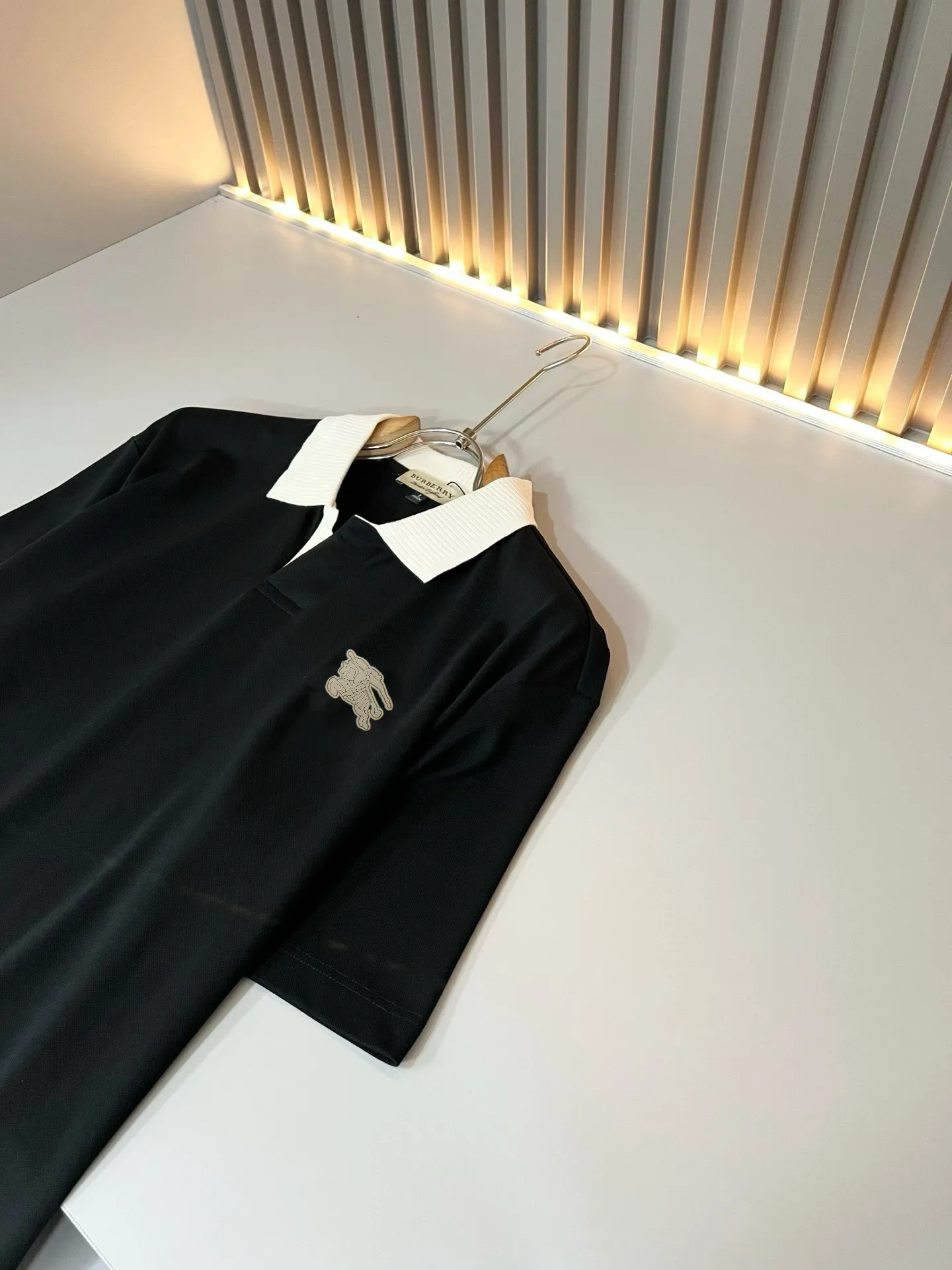 P125， Bur*erry * 2026 New Arrival Polo ， ！ , ！ ！ Breathable , ！ logo ！ ! ！ Premium .Size:M-3XL